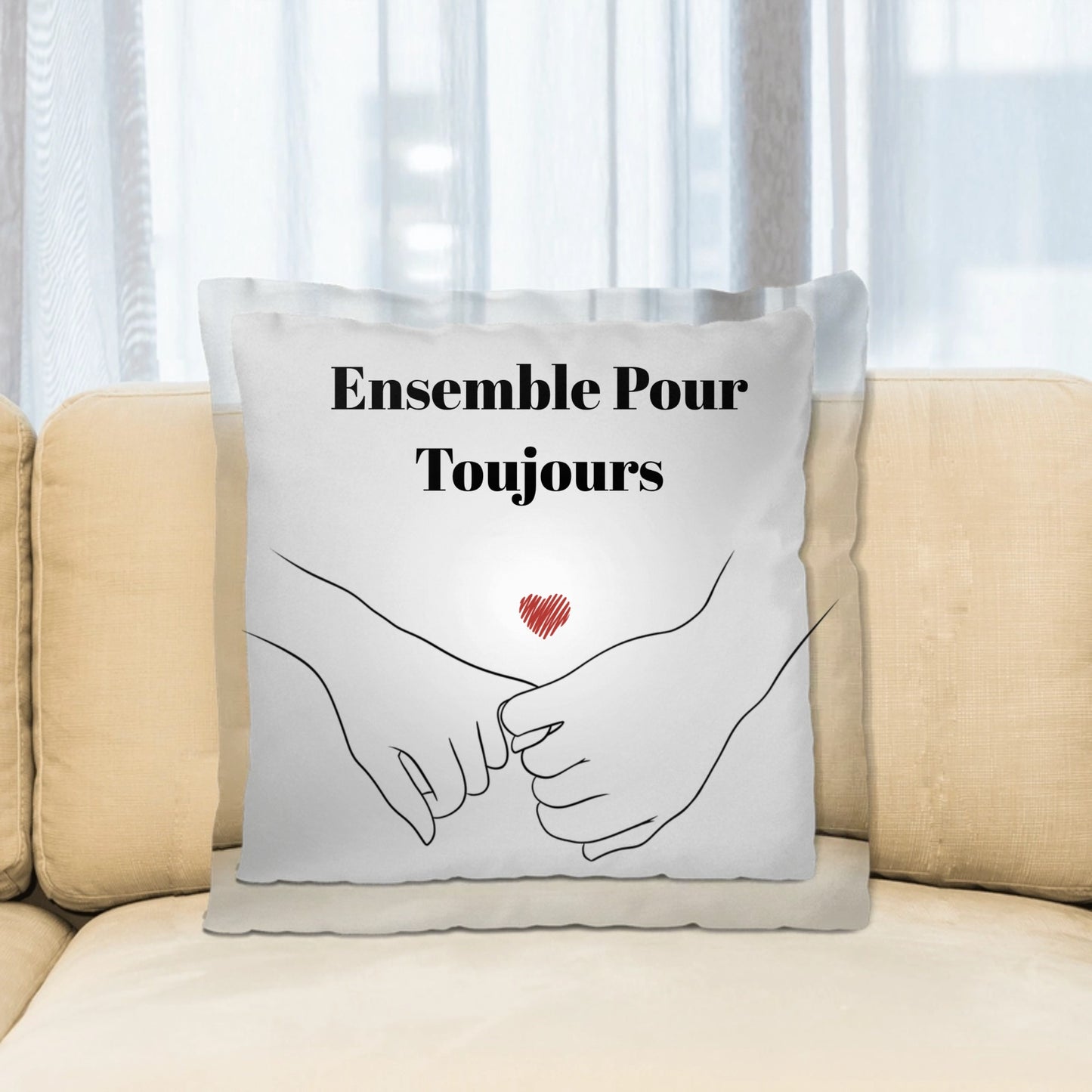 Coussin personnalisé Couple