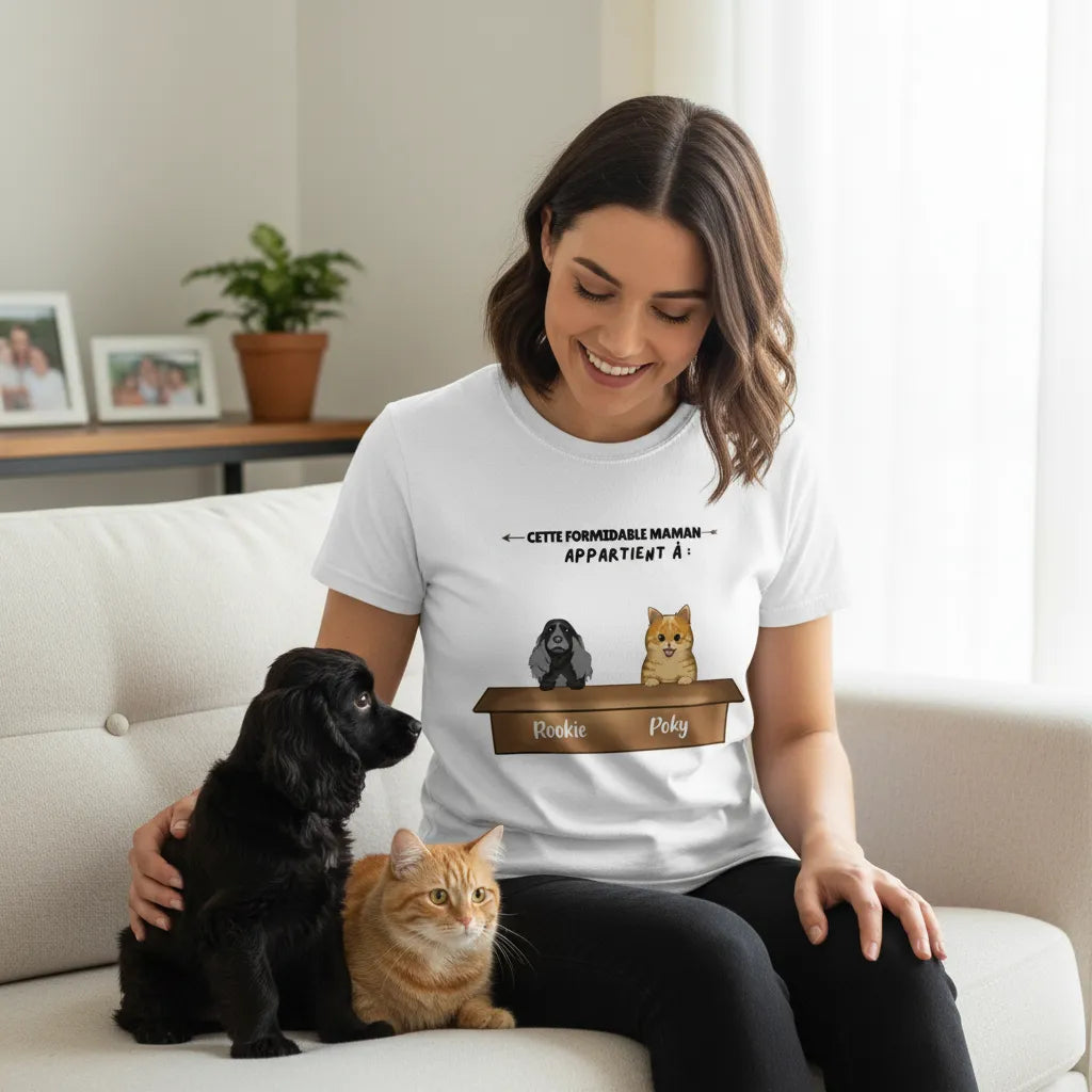 T shirt Personnalisé Fete des Meres