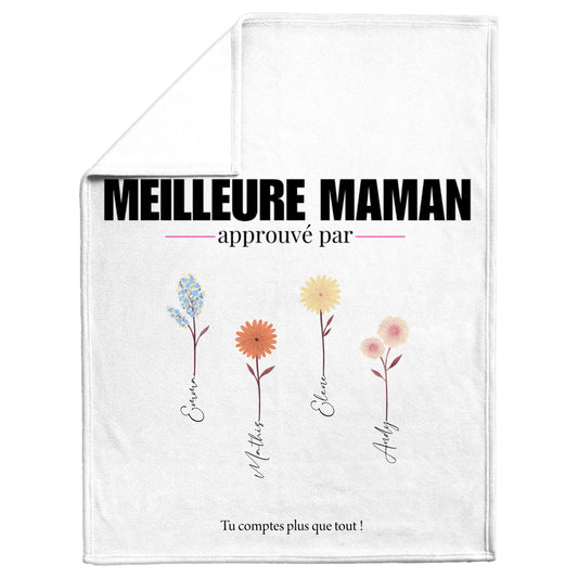 Plaid Personnalisé Meilleure Maman
