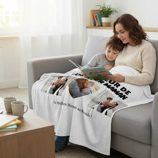 Couverture personnalisée pour maman