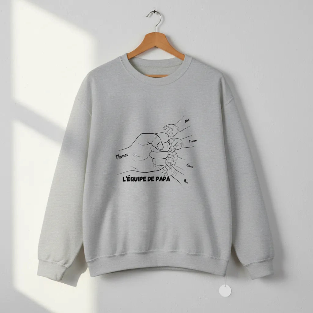 Sweatshirt personnalisé papa
