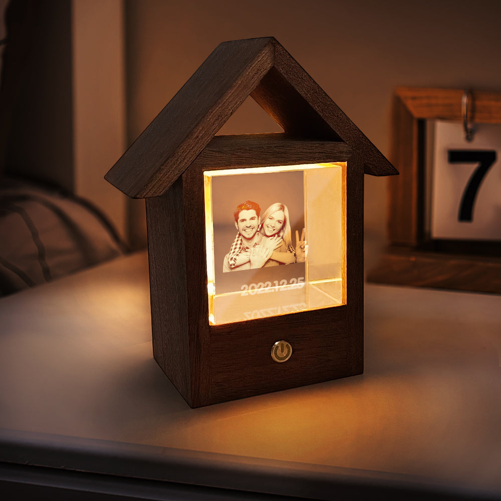 Lampe avec photo personnalisée