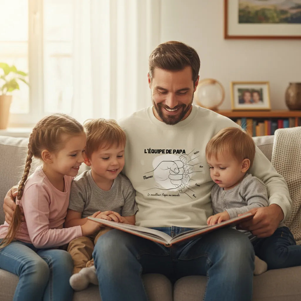 Pull personnalisé papa