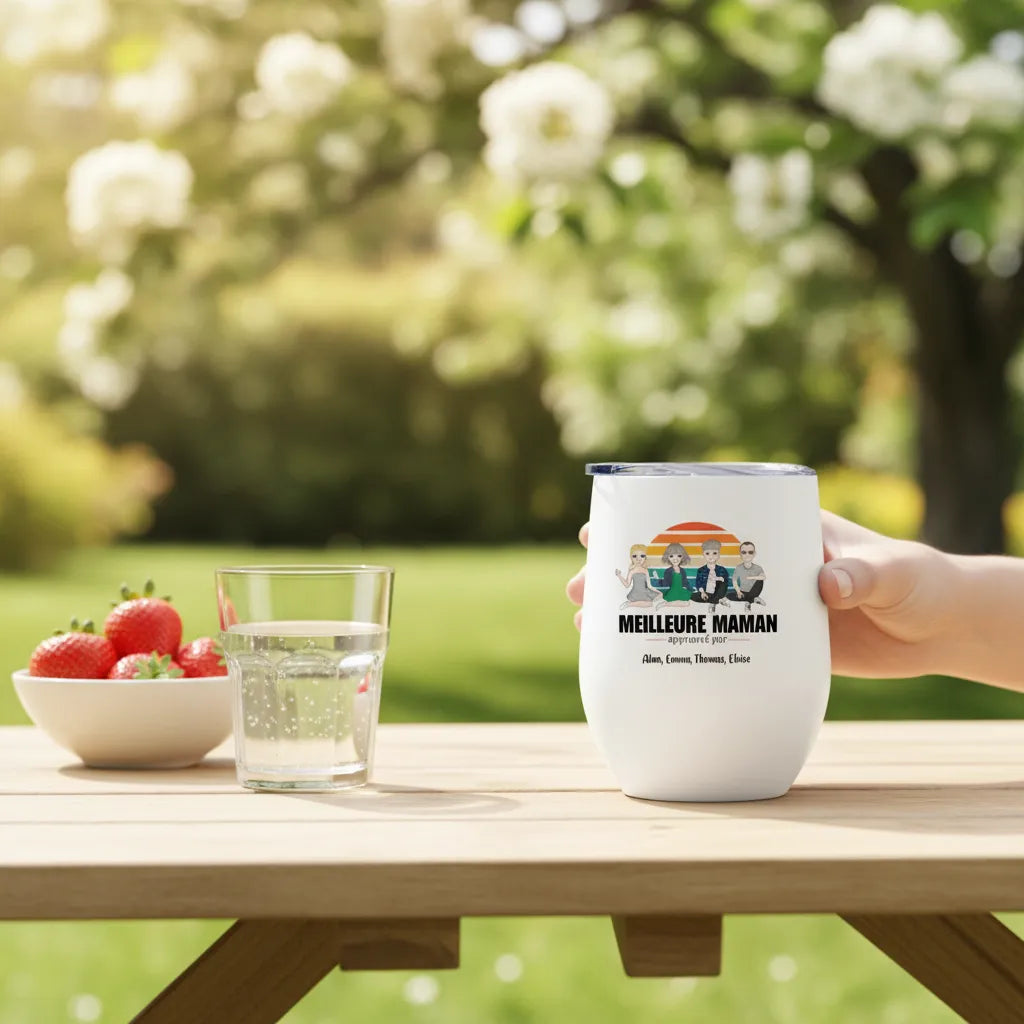 Mug isotherme personnalisé maman