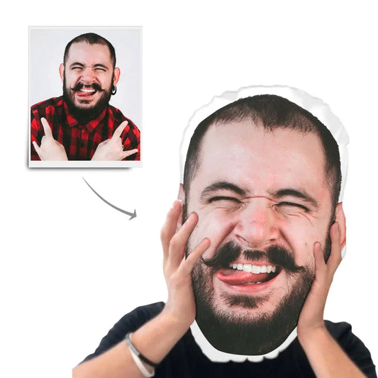 Coussin visage personnalisé