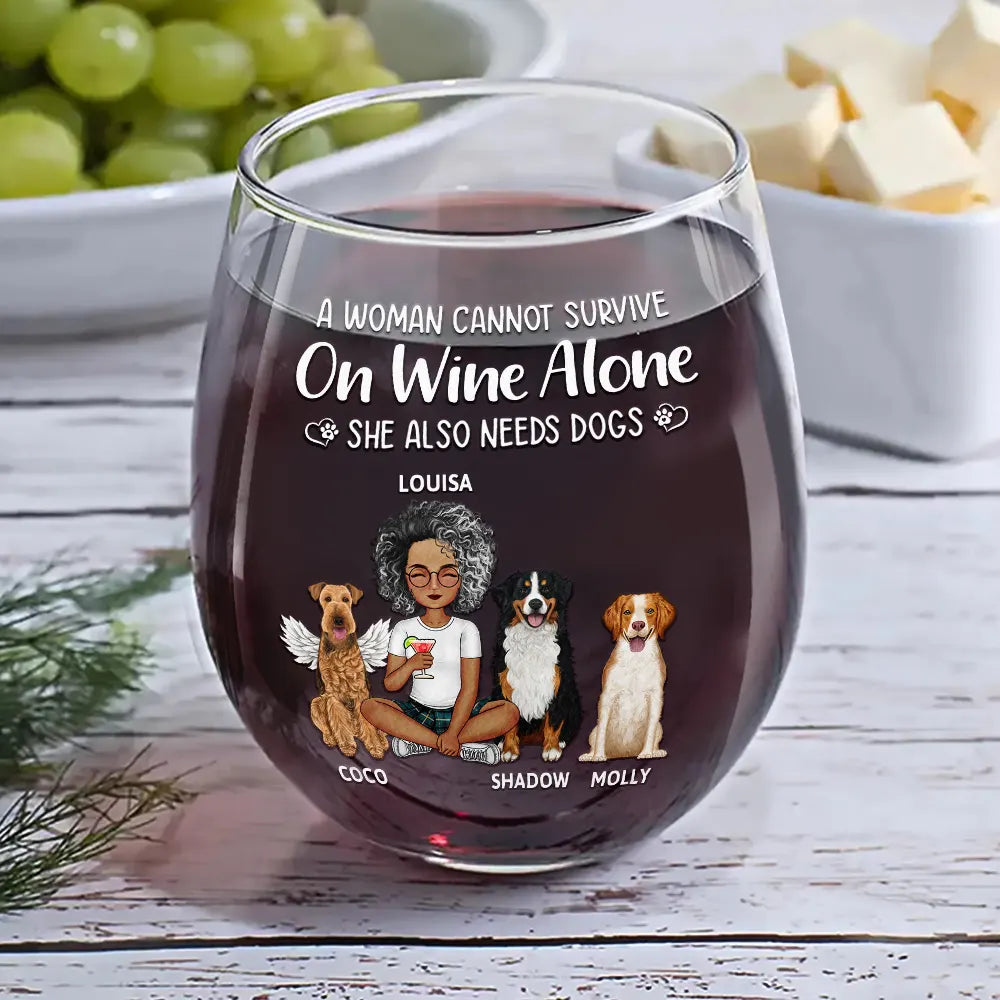 Verre à vin personnalisé animal de compagnie