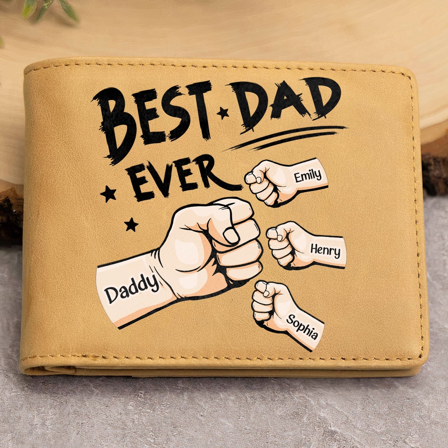 Portefeuille personnalisé pour papa