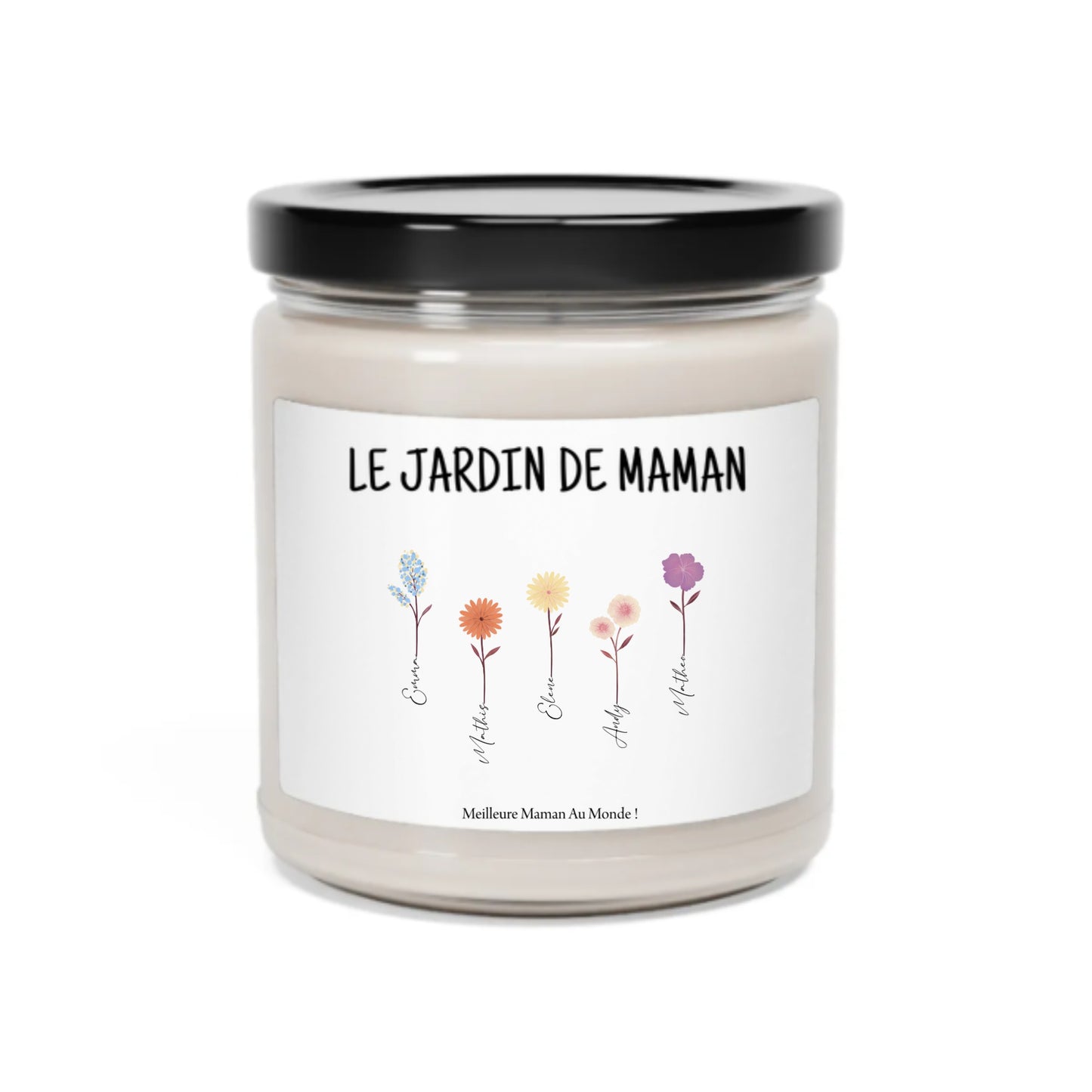 Chandelle parfumee personnalisee fete des meres