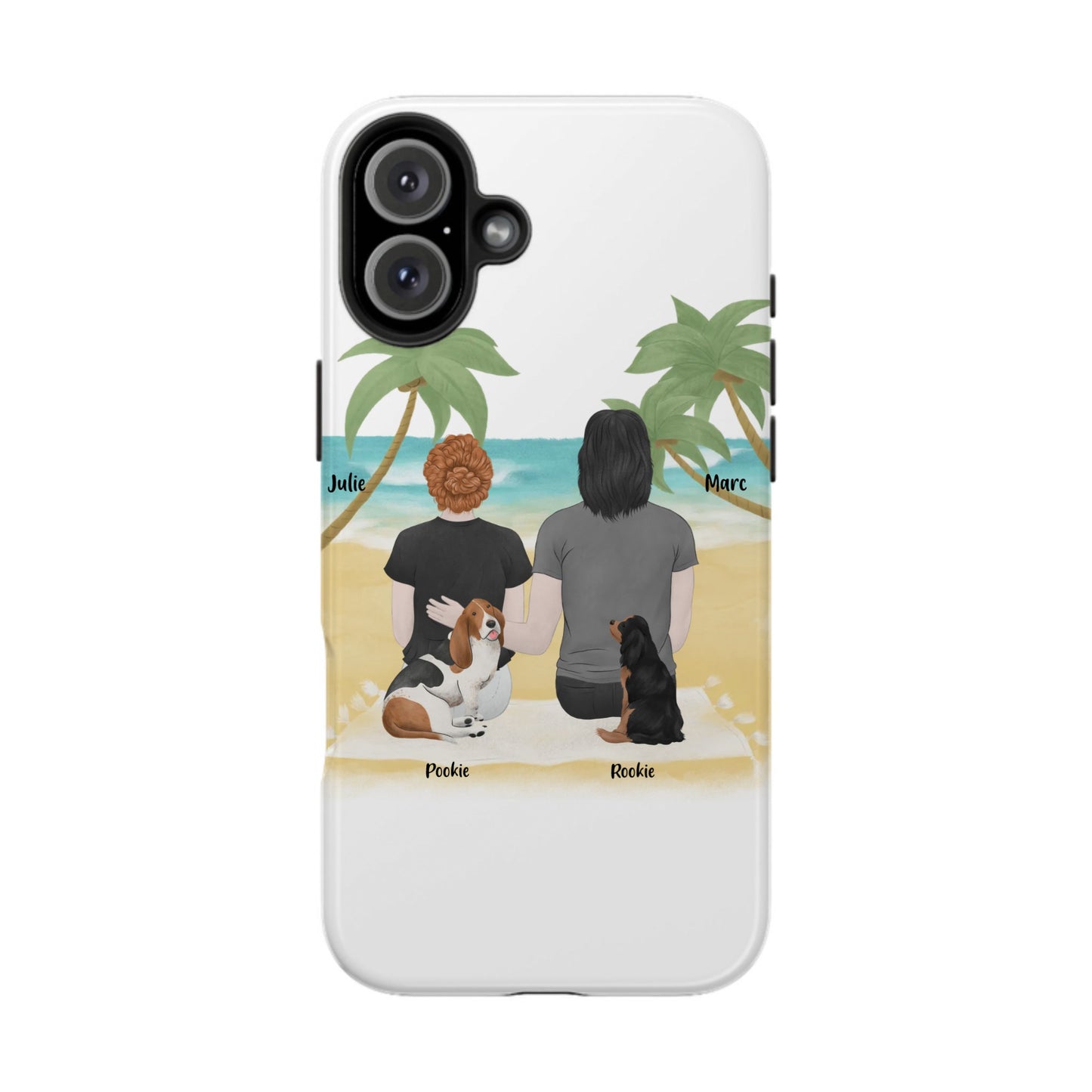 Coque personnalisable famille animaux
