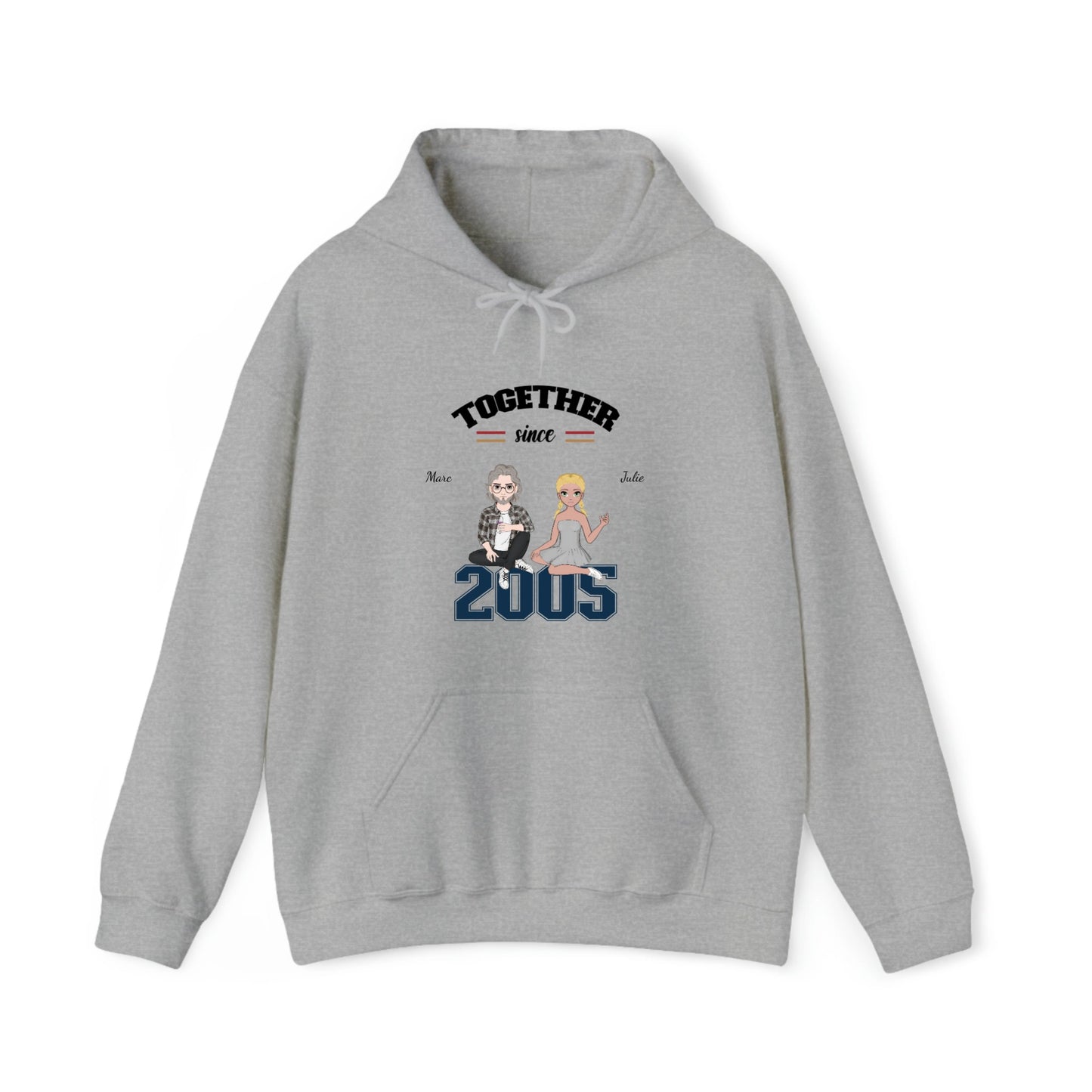 sweat couple personnalisé