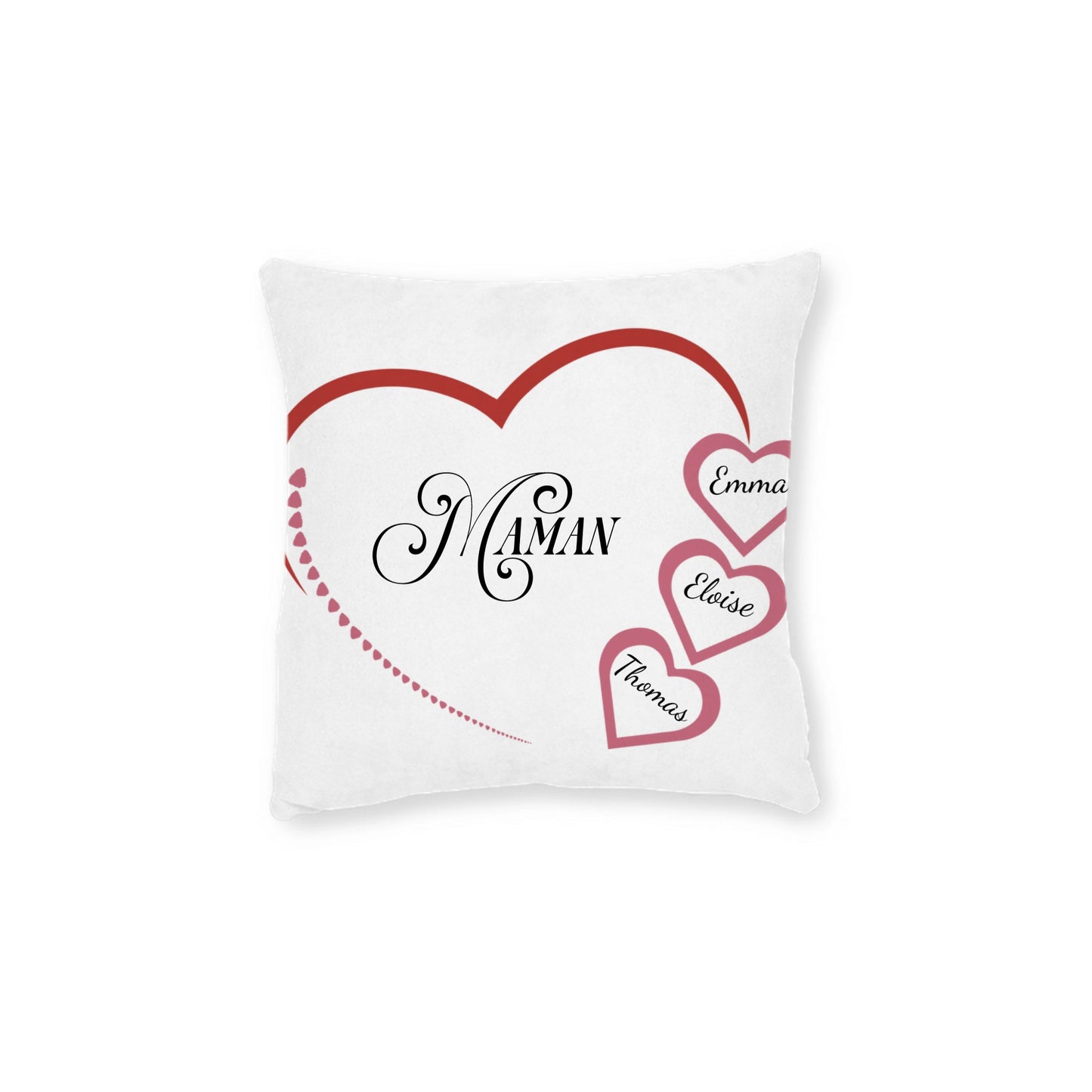 Coussin personnalise pour maman enfant