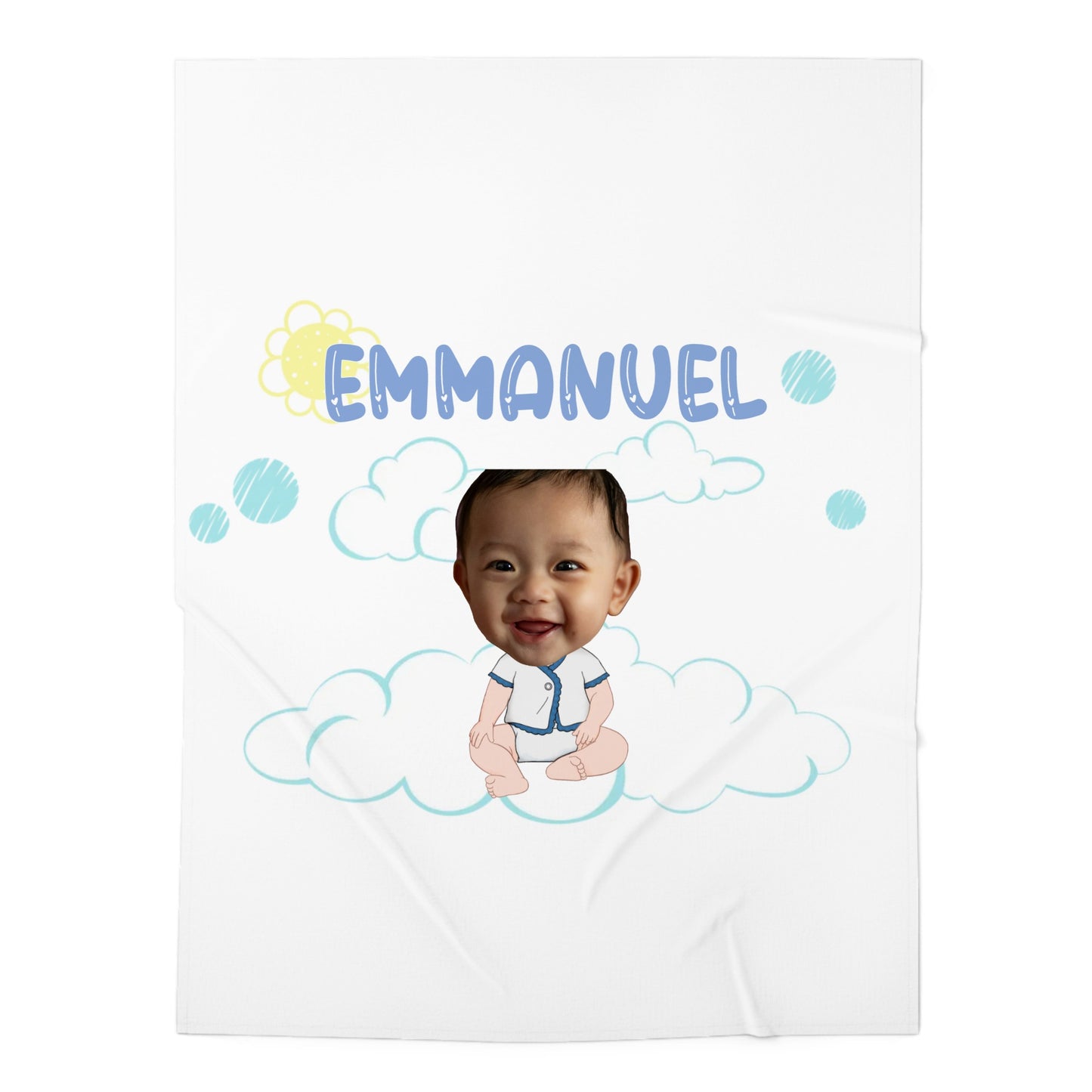 Couverture Nouveau Ne Personnalisee