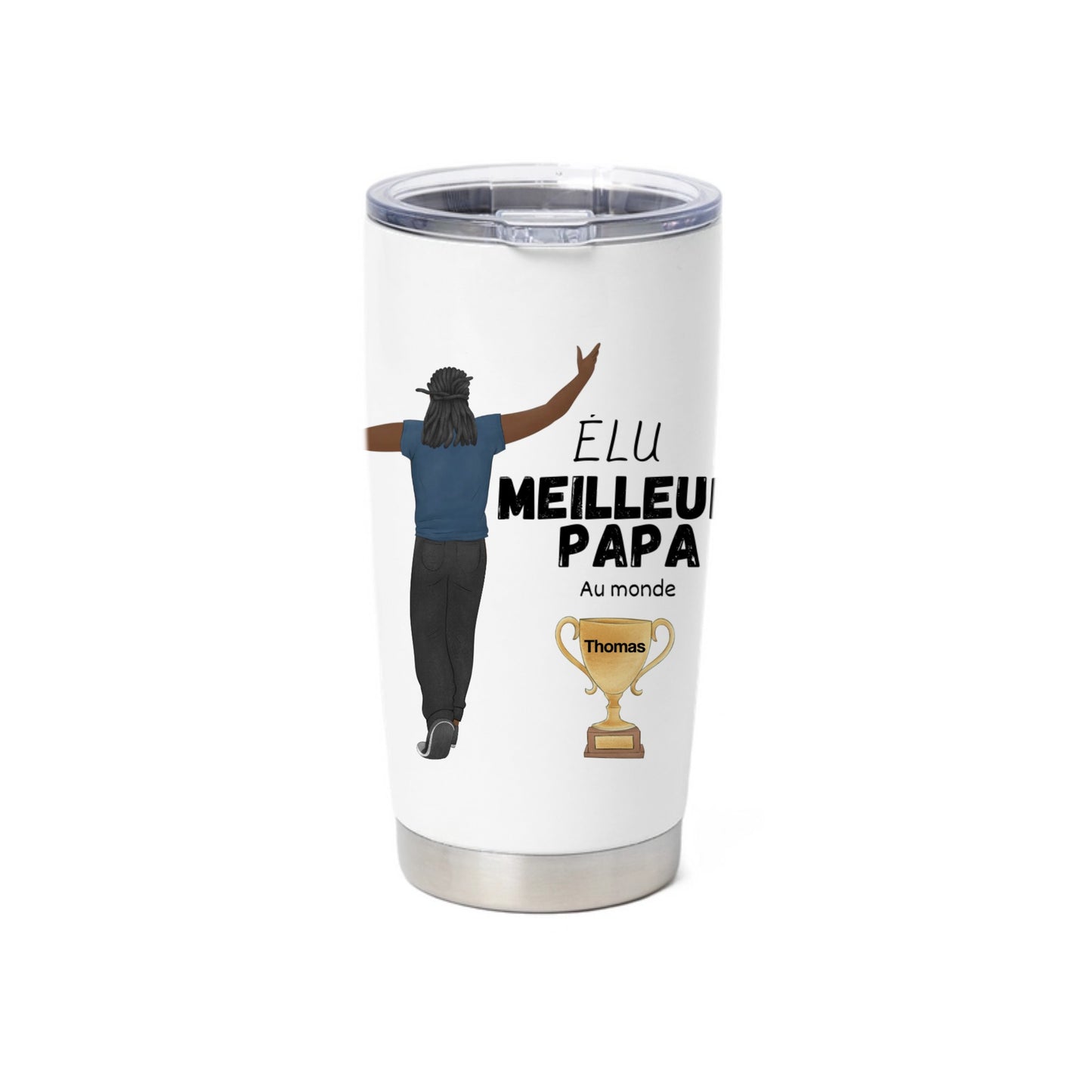 Mug isotherme personnalise pour papa