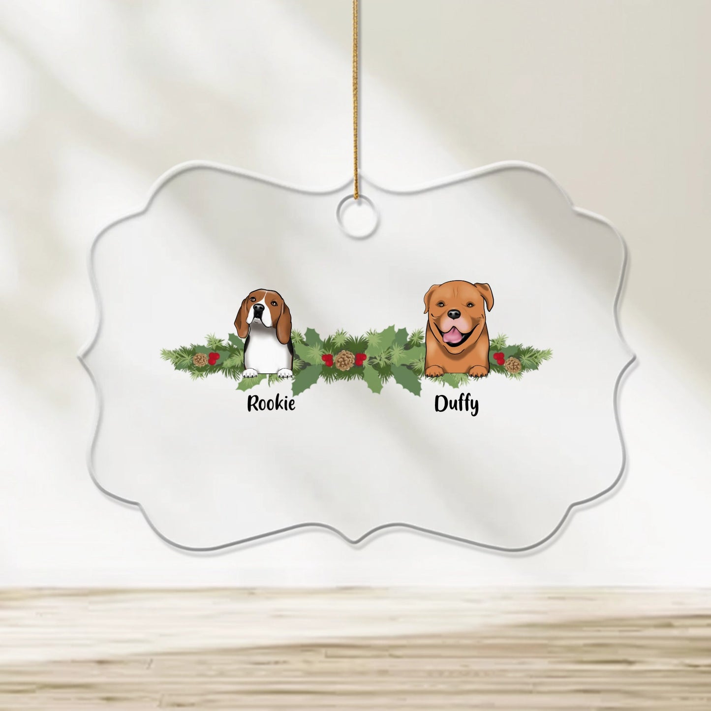 Ornement Acrylique Benelux Personnalise Chien