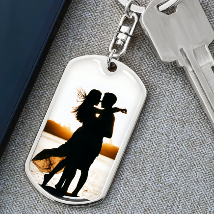 Porte clé papa personnalisé photo