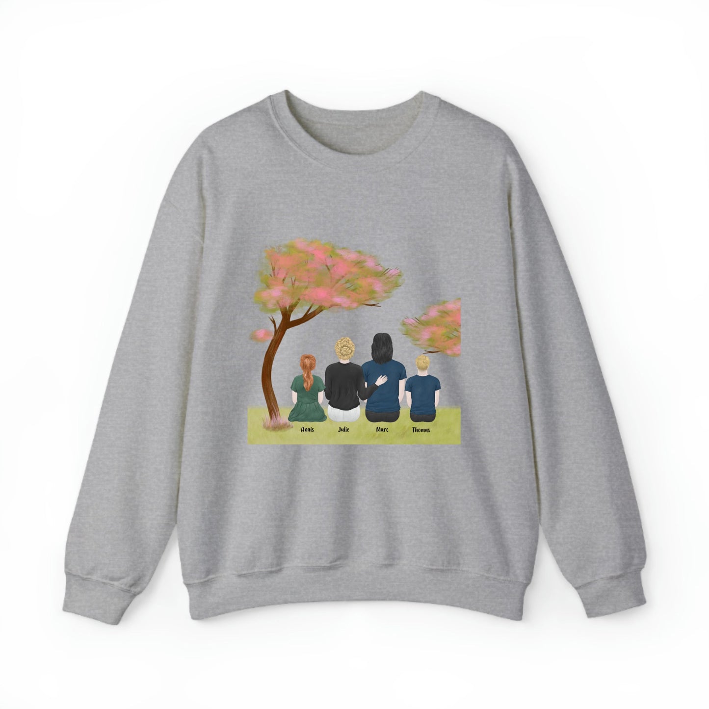 Pull personnalisable famille