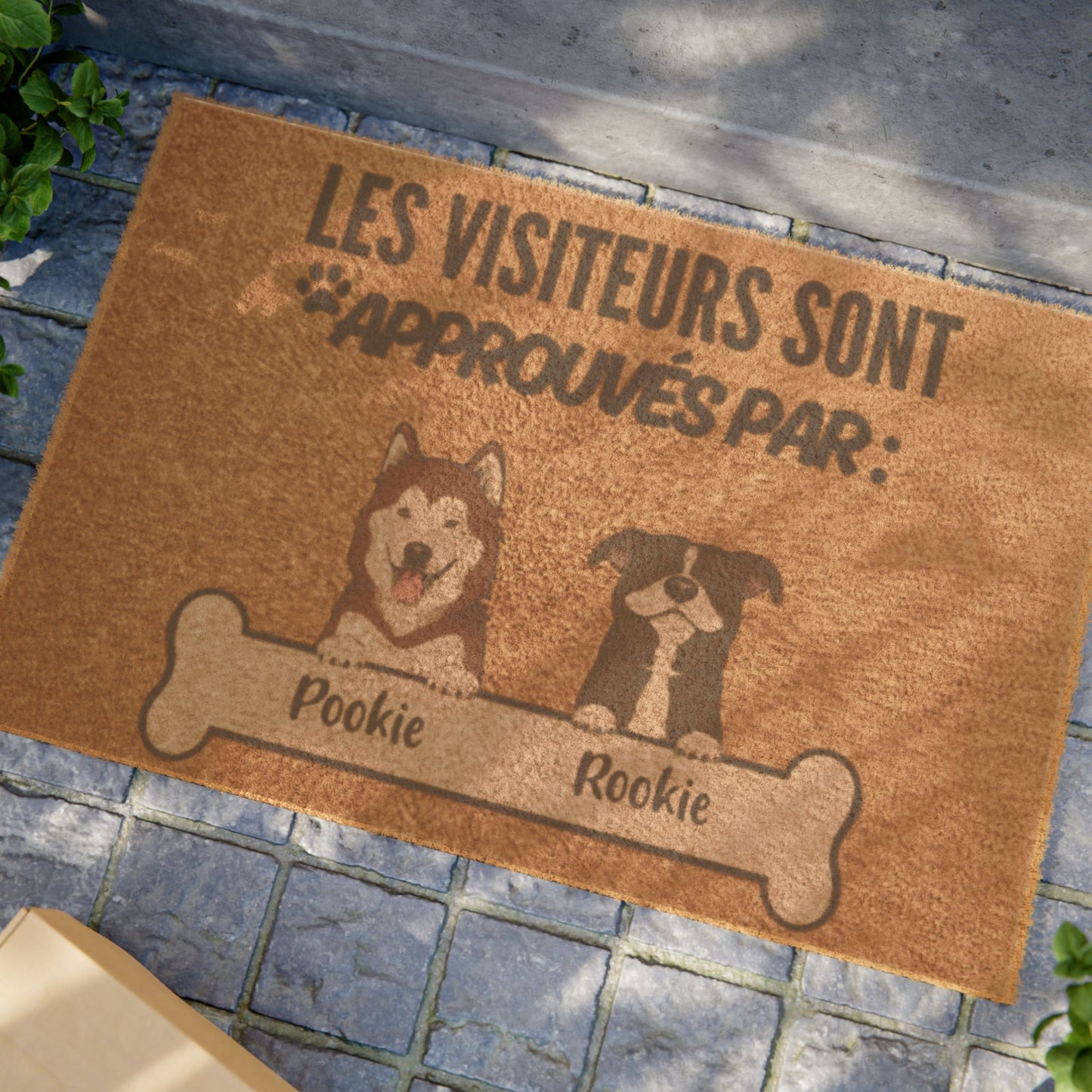 Tapis d'entrée Personnalisé Avec Chien