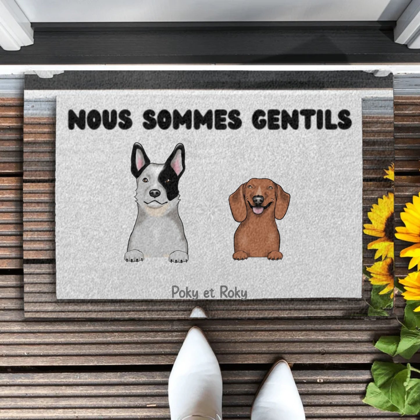Tapis entree Personnalise Chien