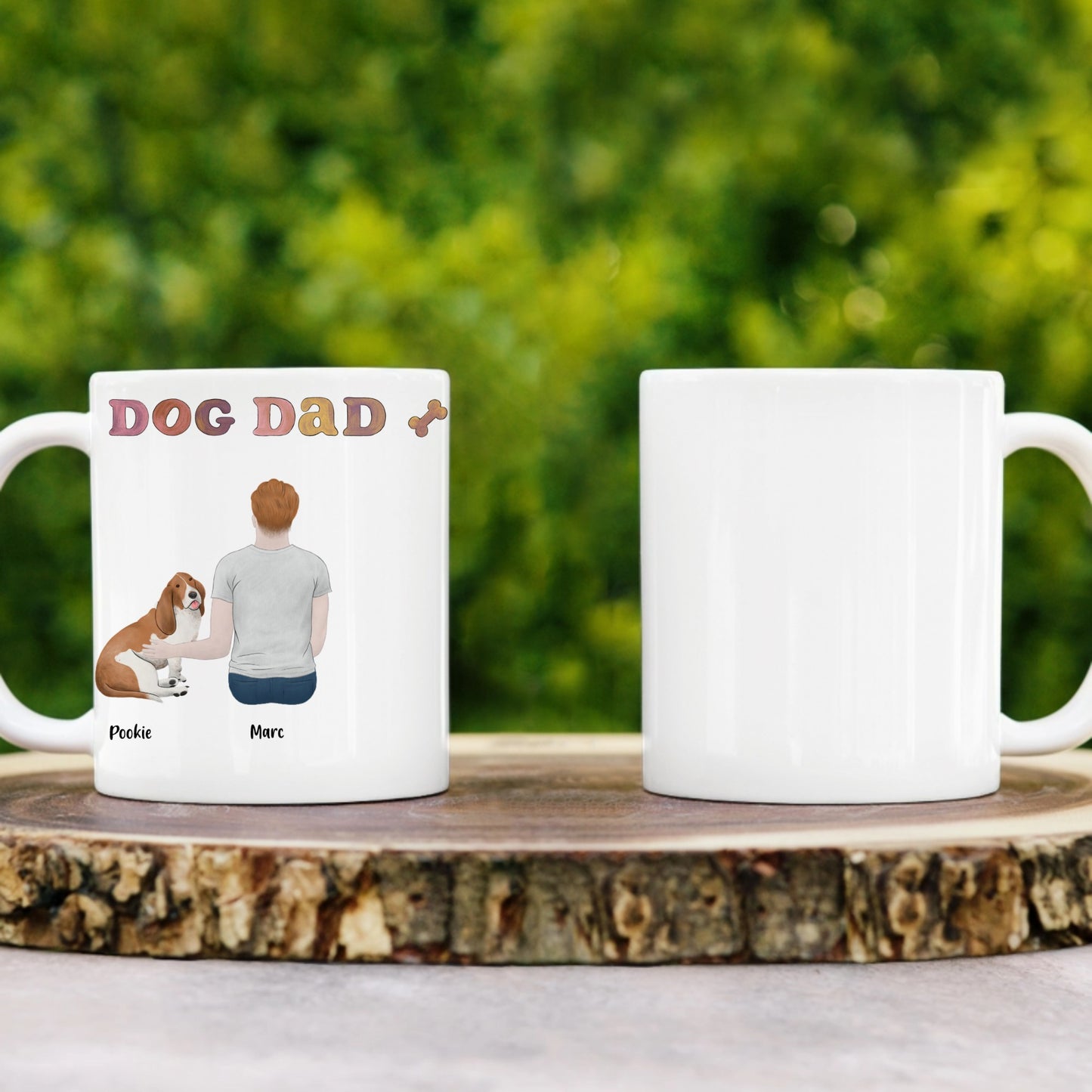 Tasse personnalisée chien et maitre