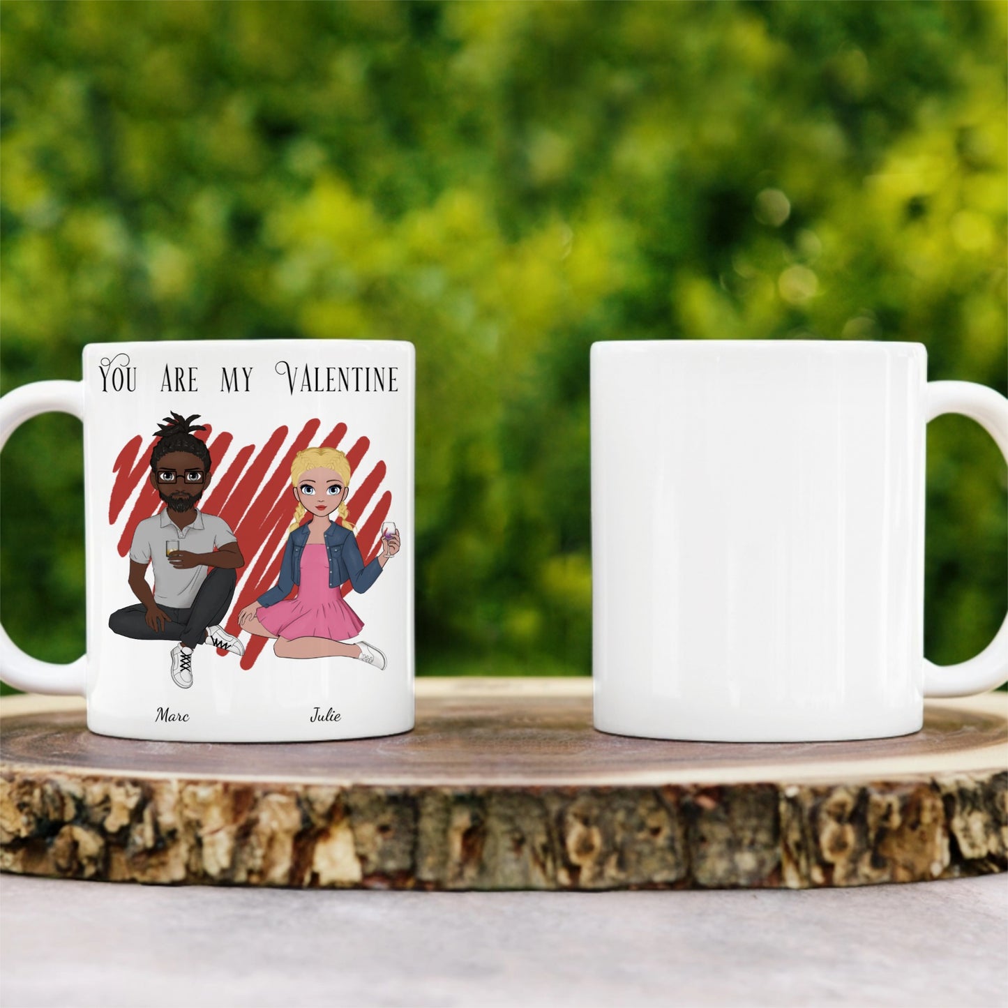 Tasse personnalisée saint valentin