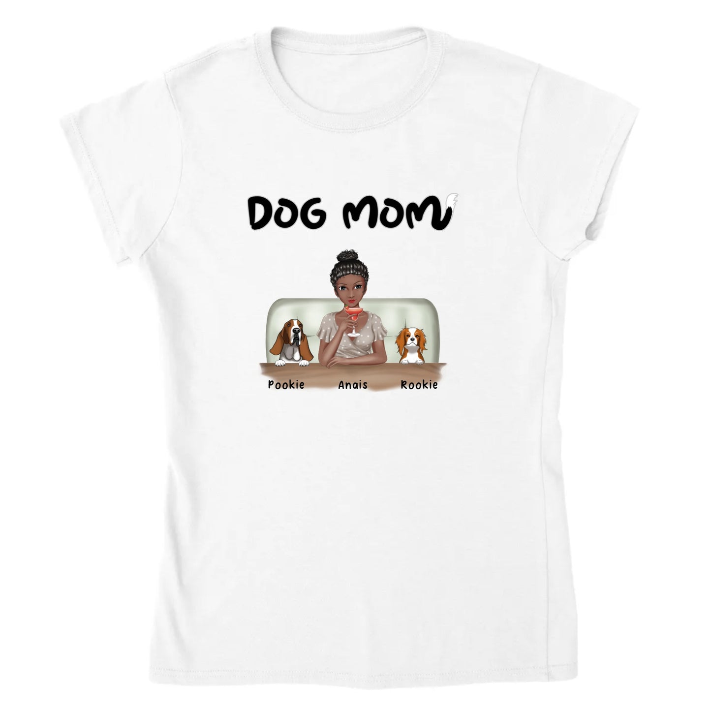 Tee Shirt Personnalisé Chien et Maîtresse