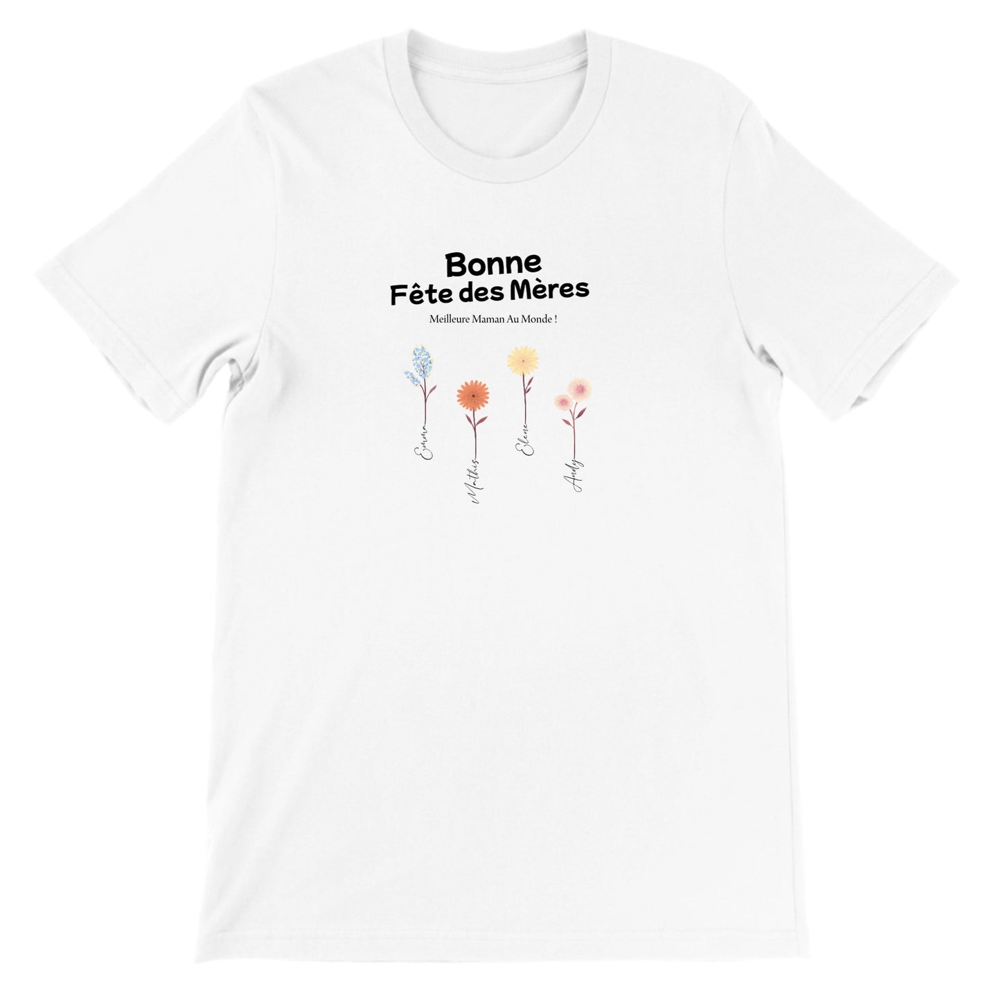 Tee Shirt Personnalisable Fete des Meres