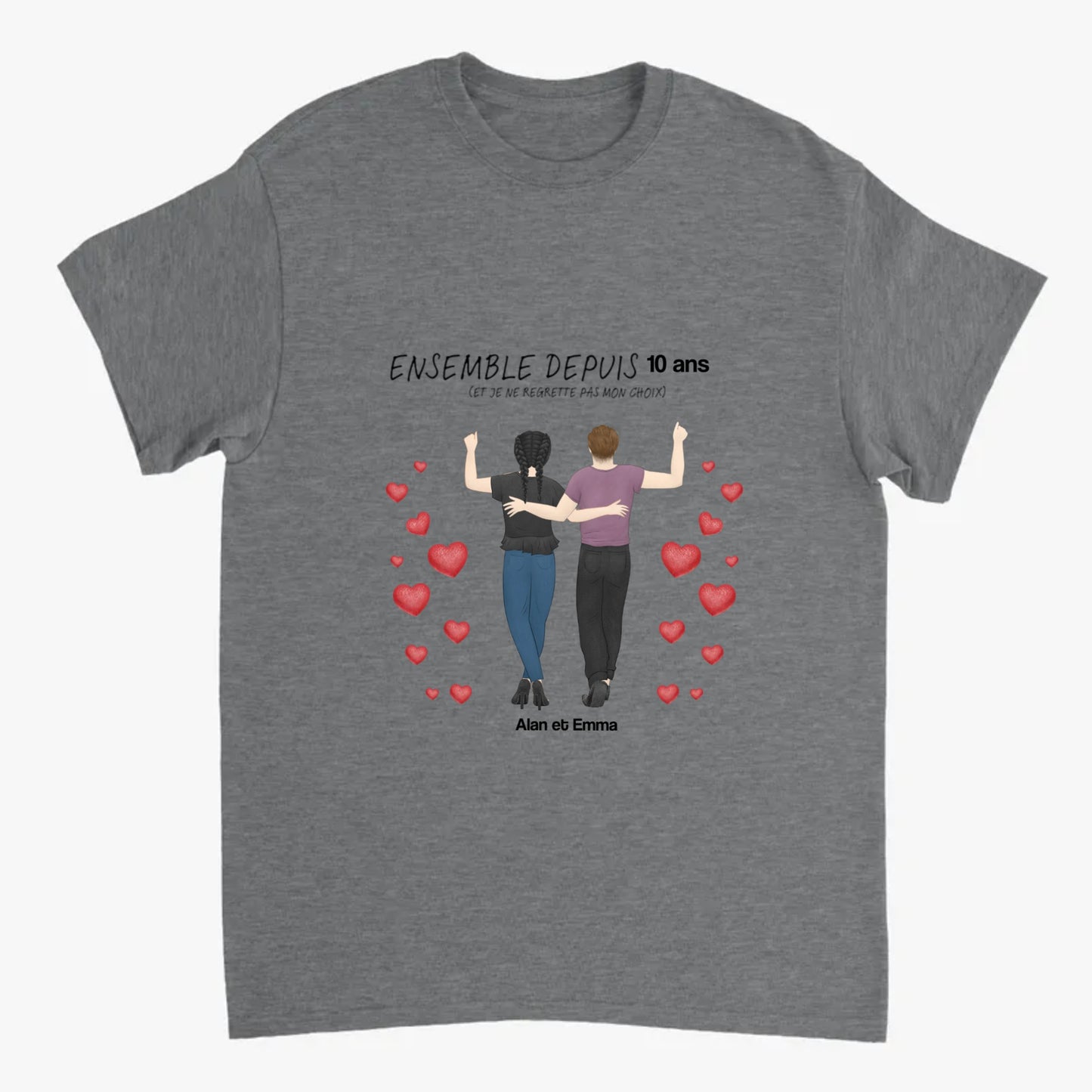 Tee Shirt Personnalise Couple
