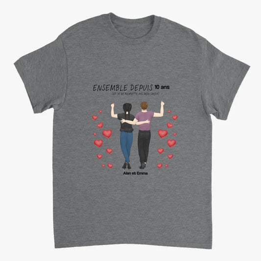 Tee Shirt Personnalise Couple