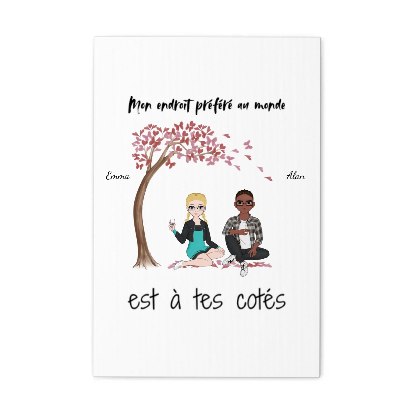 Toile Personnalisee Couple