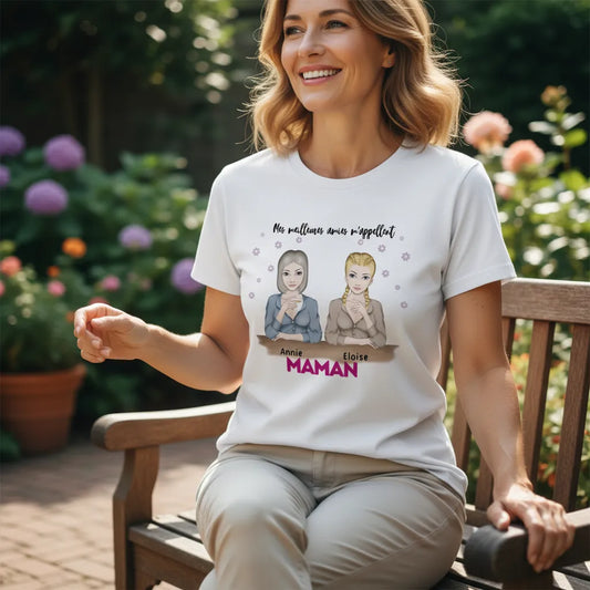 T Shirt Personnalisé Mère Fille