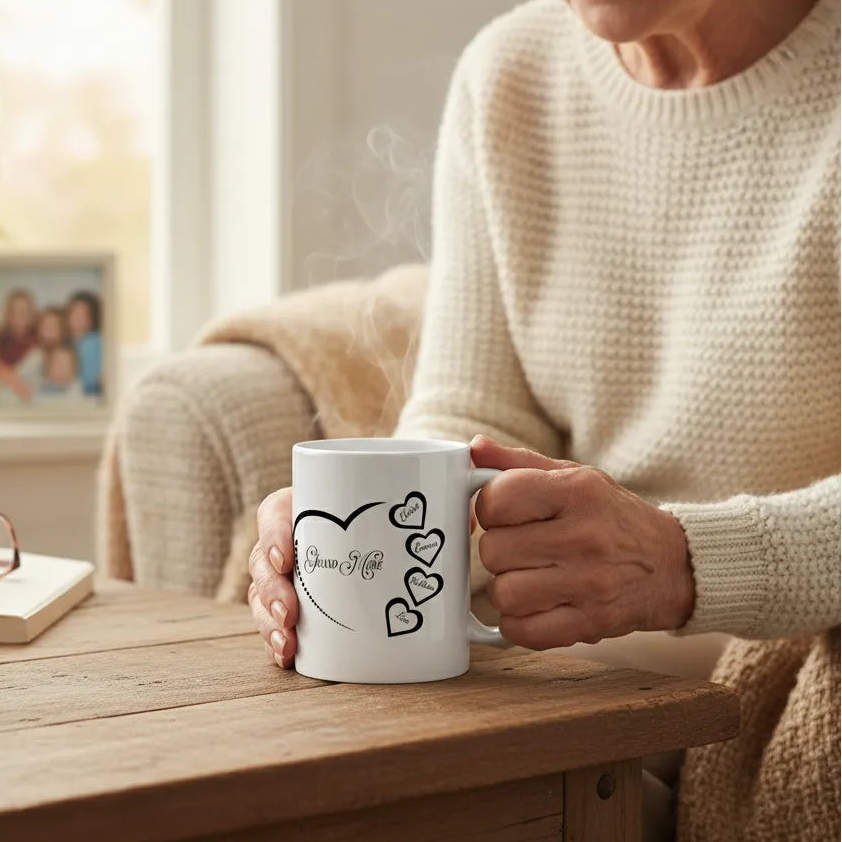 Tasse Personnalisée Maman et Grand Mère
