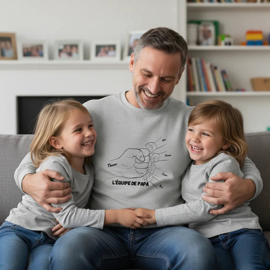 Sweatshirt personnalisé papa