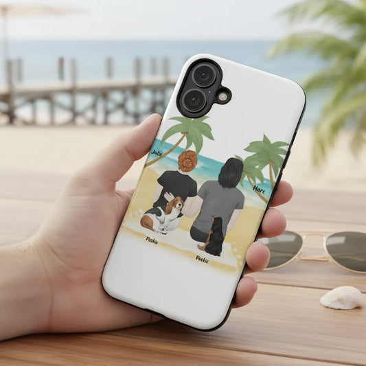 Coque personnalisée famille animaux
