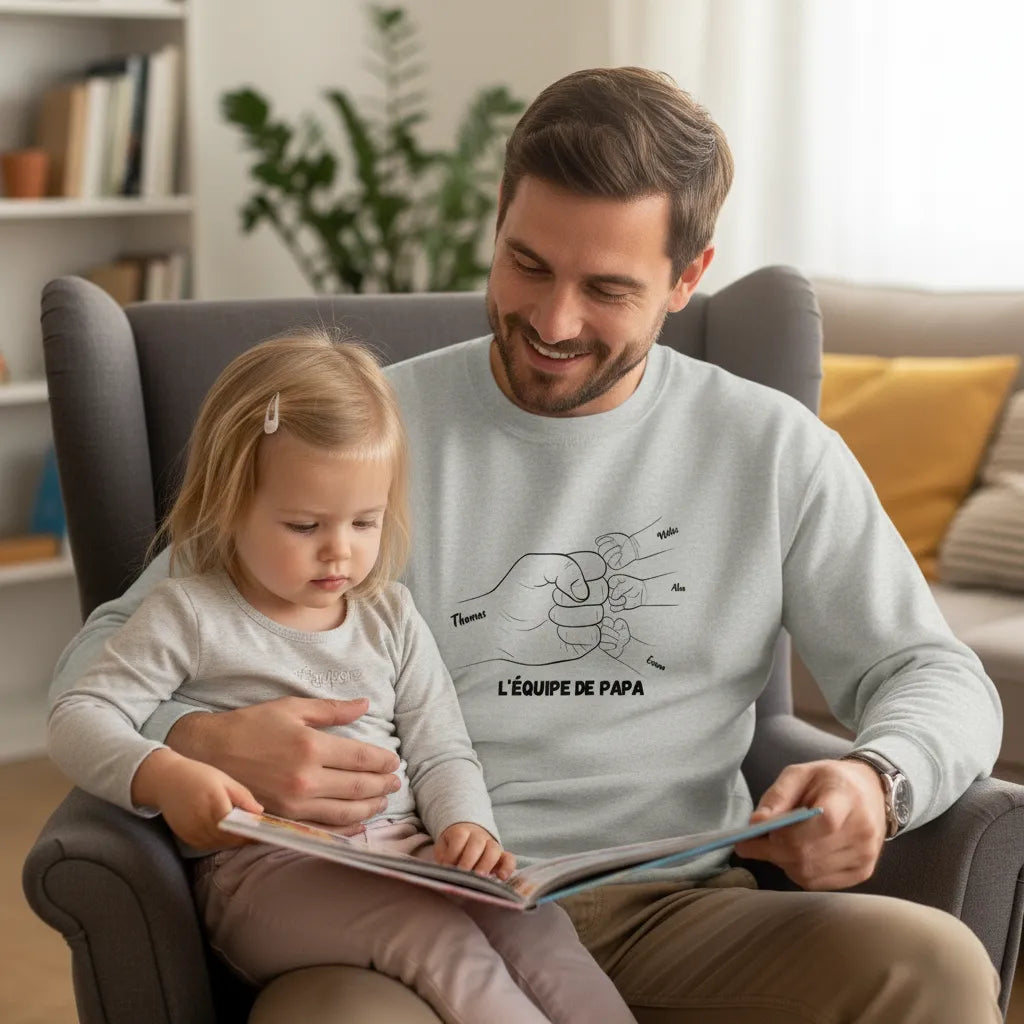 Sweat personnalisé papa