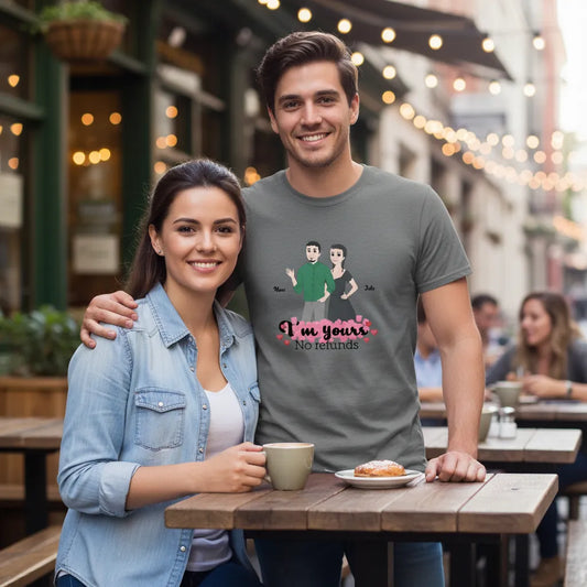 T-shirt personnalisé amoureux