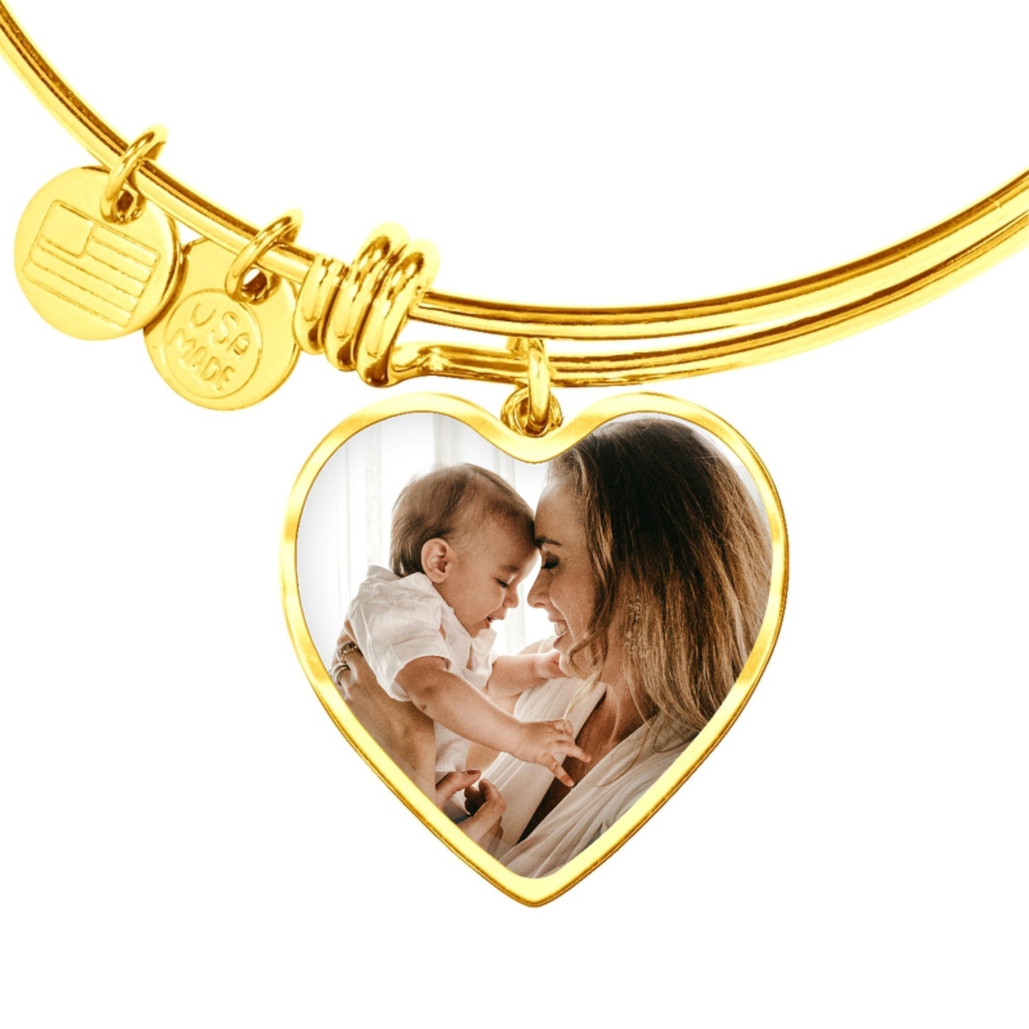 Bracelet breloque personnalisé maman