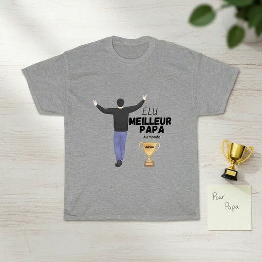 Tee shirt Meilleur Papa personnalisé