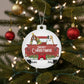 Boule de noël personnalisée animaux