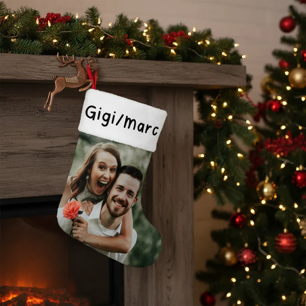 Bas de noël personnalisée prénom