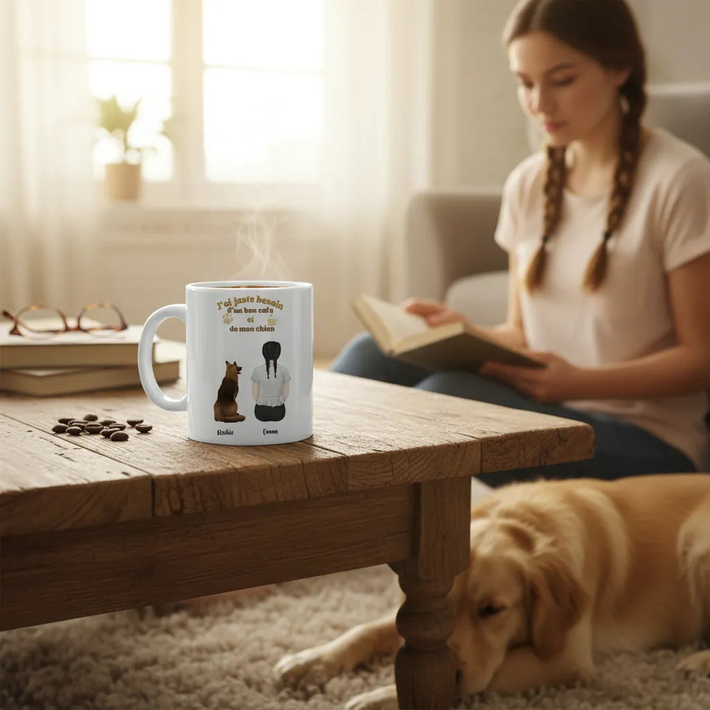 Tasse chien personnalisée