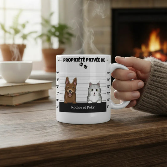 Tasse personnalisée animaux
