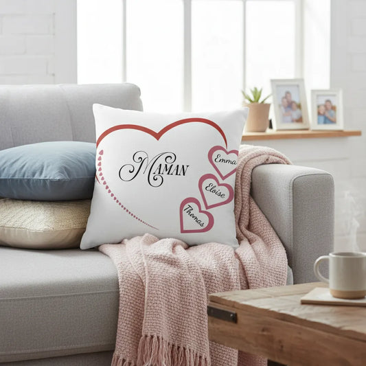 Coussin personnalisé maman