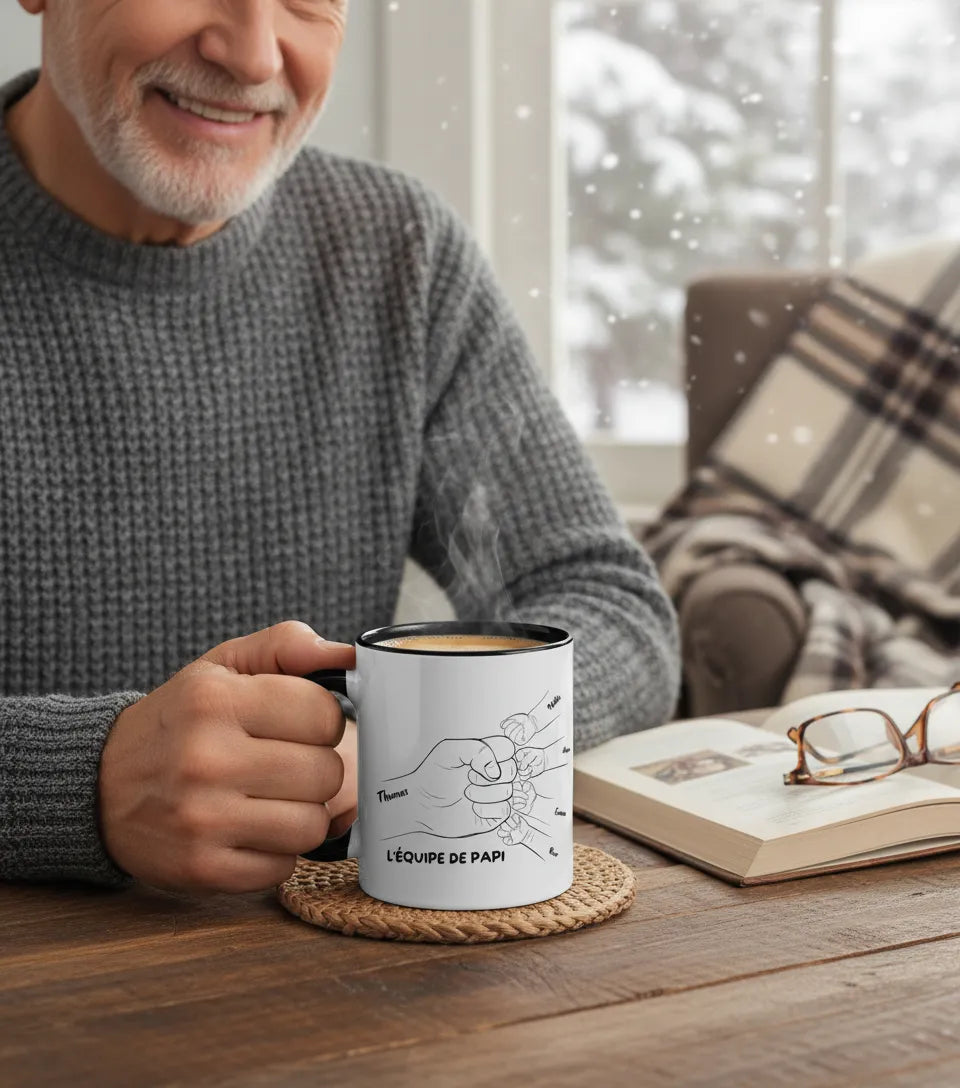 Tasse Personnalisée l'équipe de Papi
