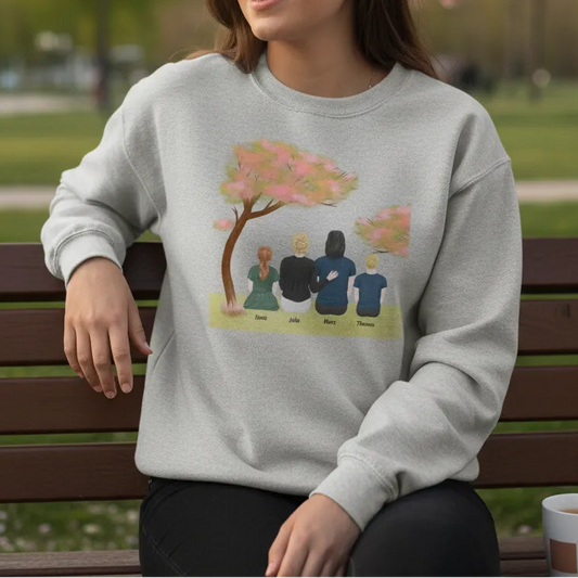 Pull personnalisé famille