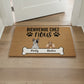Tapis d'entrée Personnalisé Avec Chien