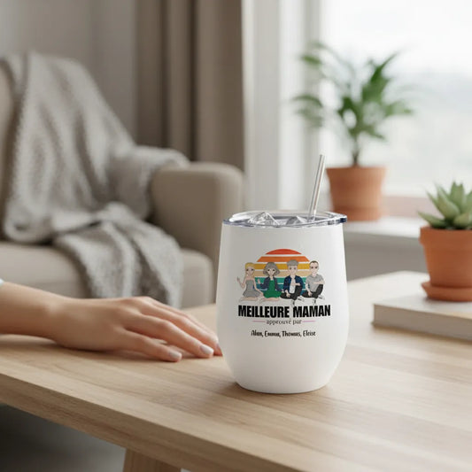 Mug isotherme personnalisé maman