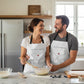 Tablier de cuisine personnalisé couple