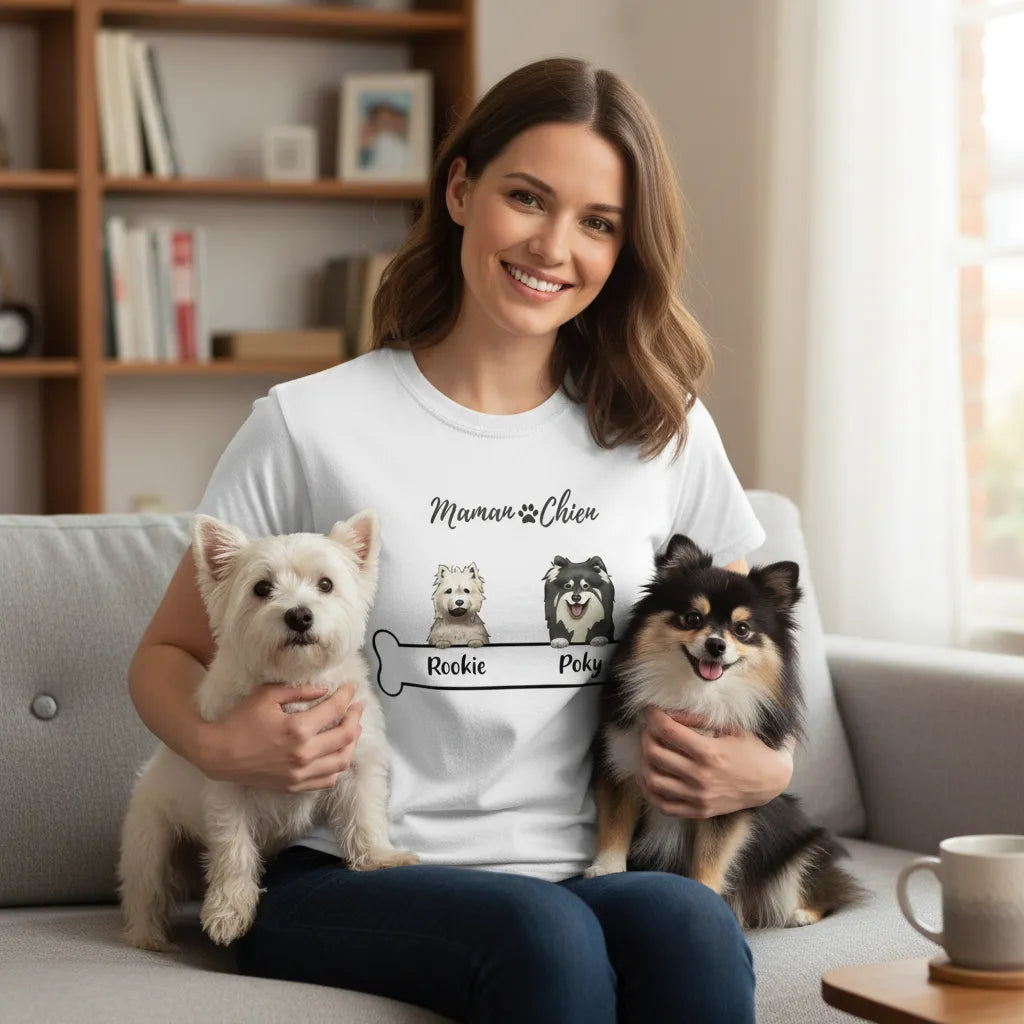 Tee Shirt Fête des Mères Personnalisé