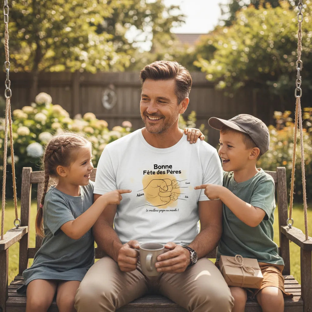 Tee Shirt Personnalisé Fête des Pères