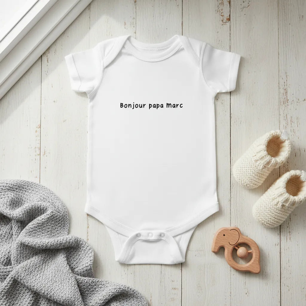 Body Pour Bebe Personnalisable
